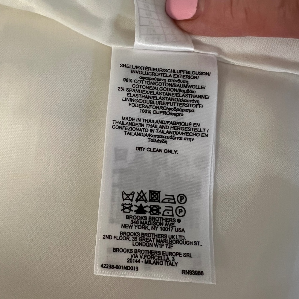 Brooks Brothers women's white sheath dress - Picture 10 of 10